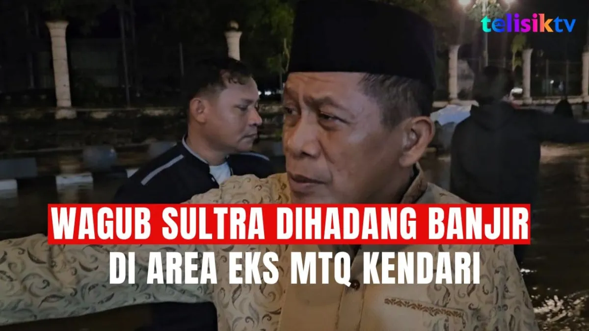Wagub Sultra Minta Kanal Dikeruk untuk Atasi Banjir di Kendari