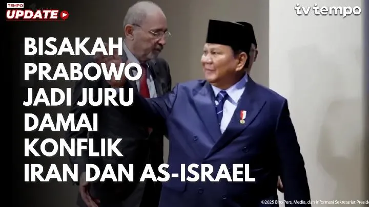 Prabowo Siap Mediasi Konflik Iran dan AS-Israel