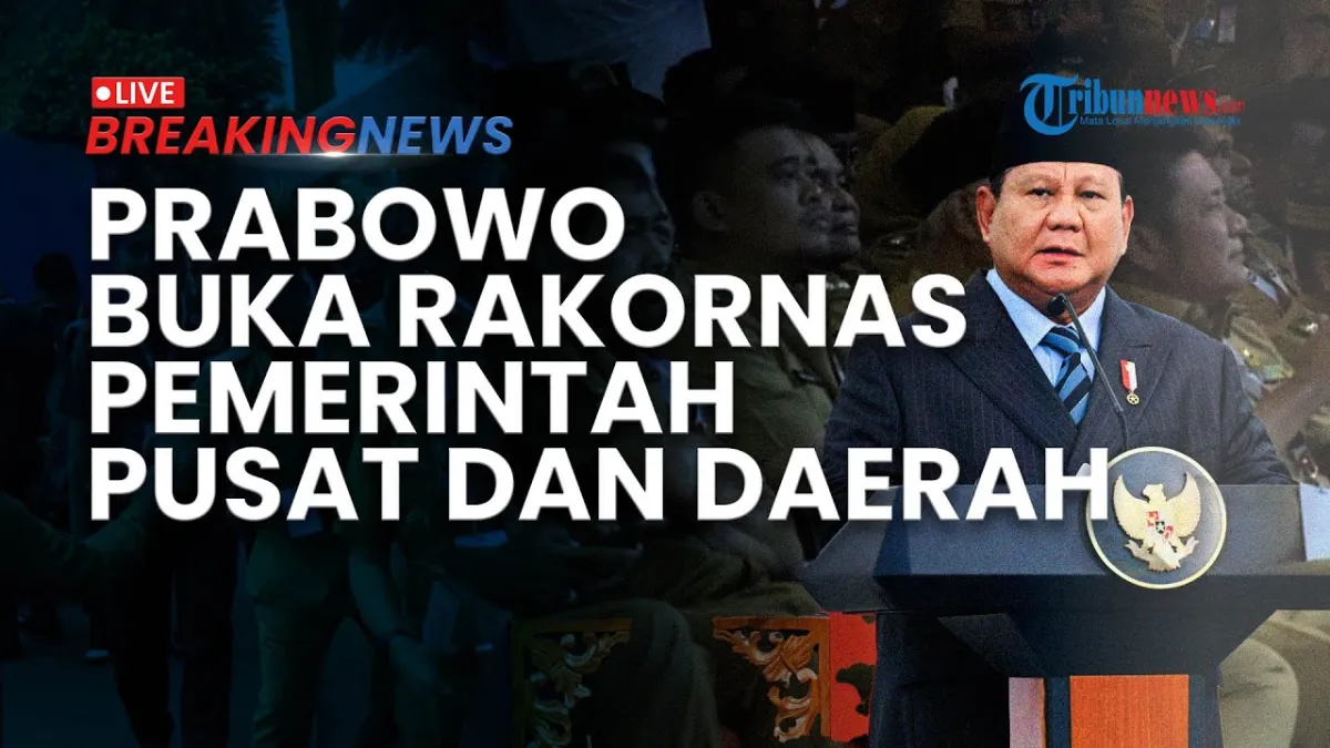 Prabowo Resmikan Rapat Koordinasi Nasional Pemerintah Pusat dan Daerah 2026