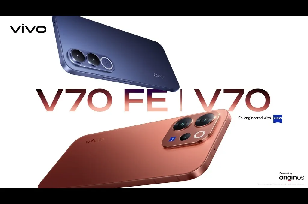 Vivo V70 dan V70 FE Resmi Meluncur di Indonesia pada 9 Maret 2026