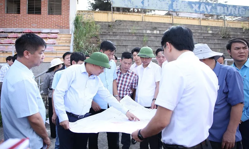 Inspeksi Pengelolaan Lahan dan Pembangunan Infrastruktur di Provinsi Lai Chau