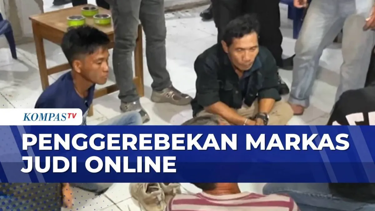 Polisi Gerebek Markas Judi Online di Deli Serdang, 62 Tersangka Ditangkap