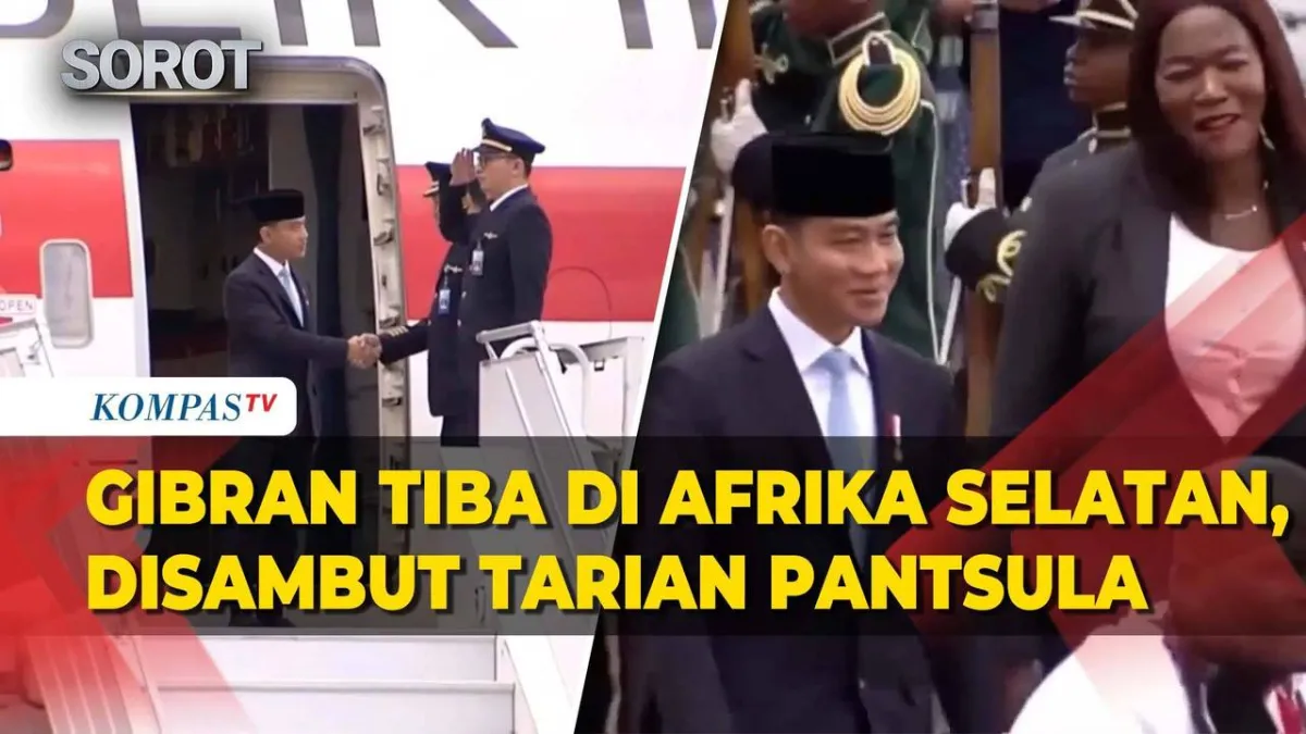 Wapres Gibran Tiba di Johannesburg untuk KTT G20
