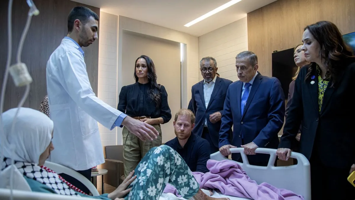 Pangeran Harry dan Meghan Markle Kunjungi Pengungsi Gaza di Yordania