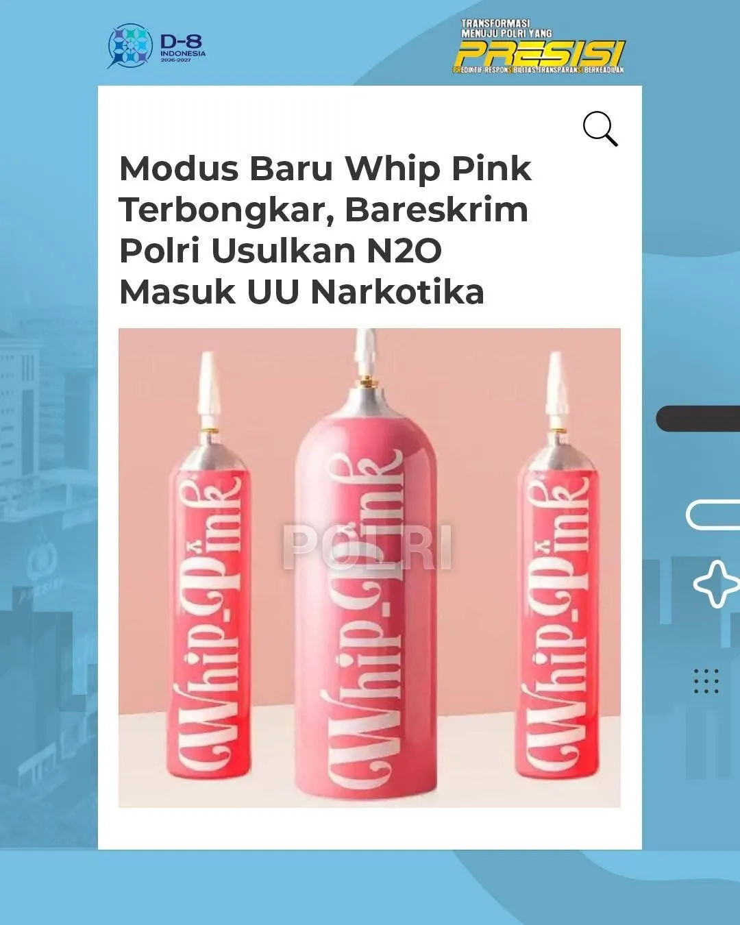 Bareskrim Ungkap Modus Baru Peredaran Gas N2O dengan Transaksi Fiktif