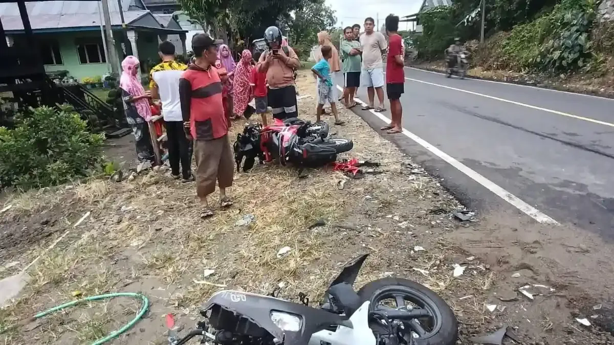 Kecelakaan Maut di Jalan Poros Pinrang-Polman, Dua Pengendara Tewas