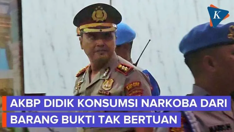 AKBP Didik Terungkap Gunakan Narkoba Sejak 2019