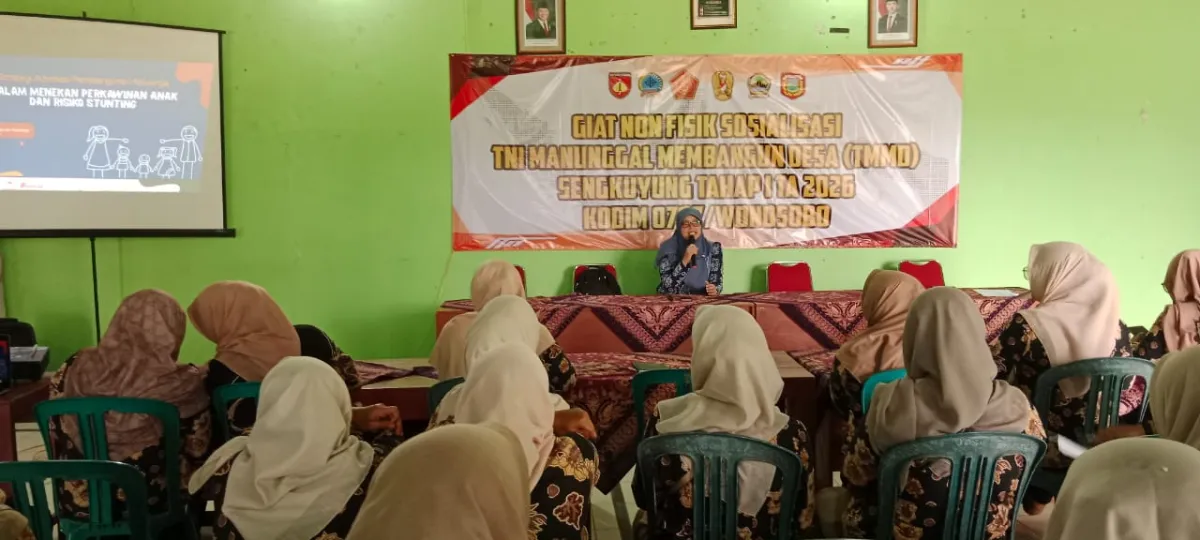 Kodim 0707/Wonosobo Gelar Penyuluhan TMMD untuk Tingkatkan Kesejahteraan Masyarakat