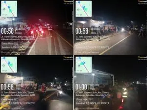 Polsek Tibawa Tindak Balap Liar di Jalur Trans Desa Buhu