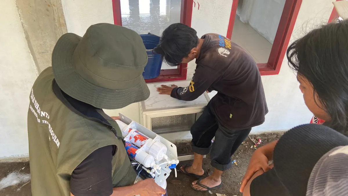 Teknologi RO Bantu Warga Pantan Kemuning Akses Air Bersih Pasca-Banjir