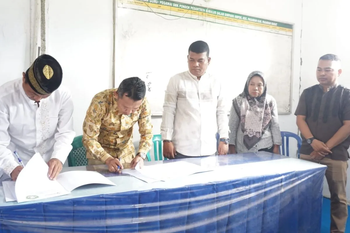 Bawaslu Pasaman Barat Jalin Kerjasama dengan SMK untuk Tingkatkan Pengawasan Pemilu