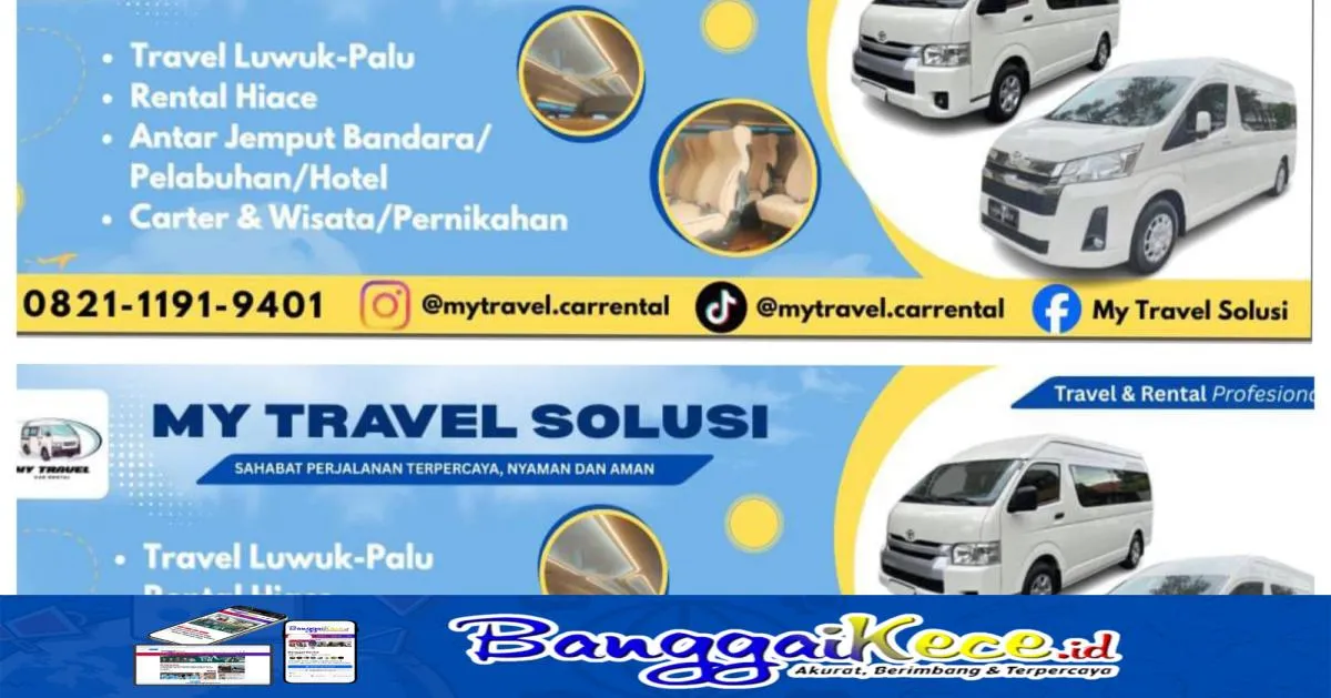 My Travel Solusi Hadir di Luwuk dengan Armada Toyota Hiace