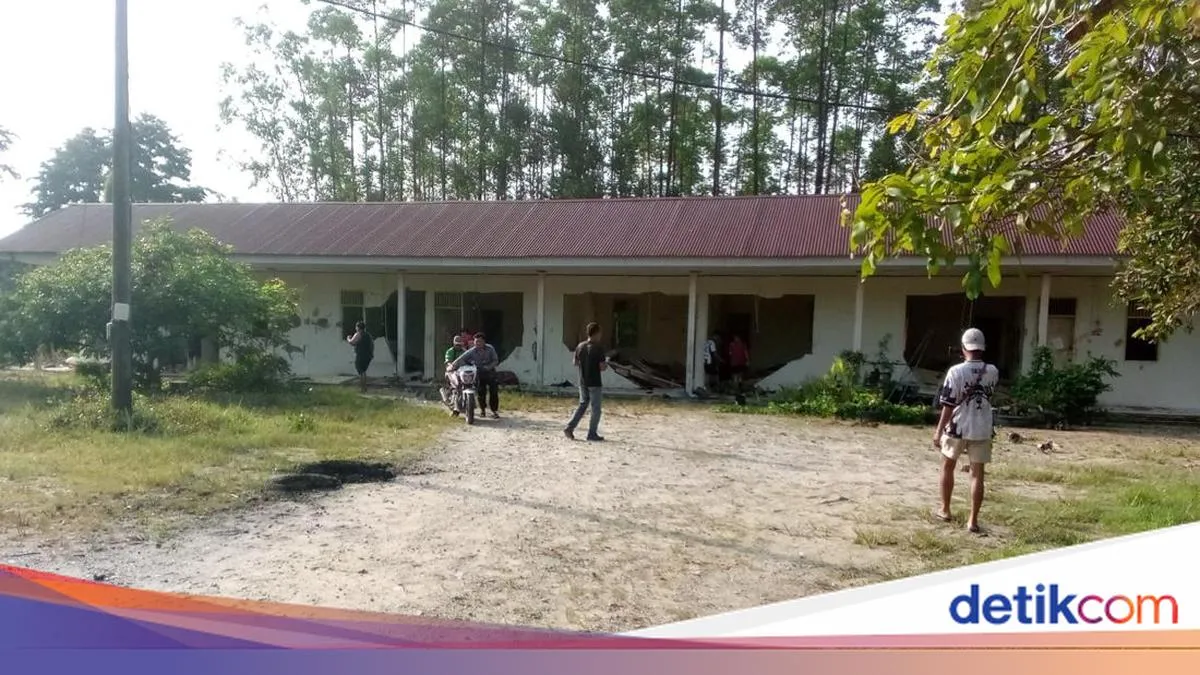 Gajah Liar Mengamuk di Siak, Rusak Rumah dan Motor Karyawan