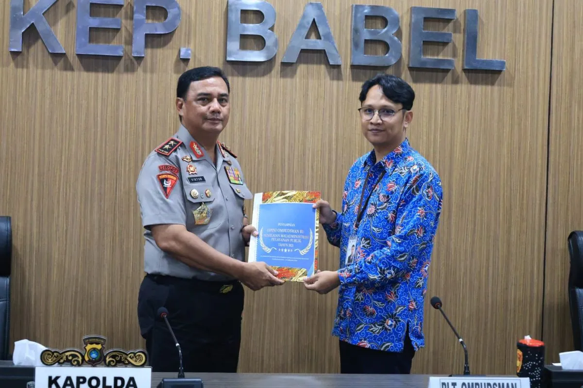 Polres Bangka Tengah Raih Predikat Terbaik dalam Pelayanan Publik se-Babel