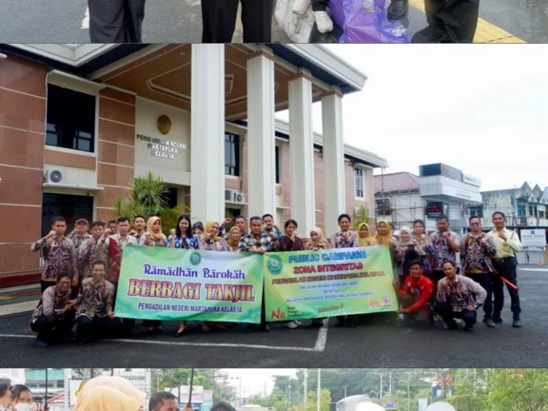 PN Martapura Gelar Kampanye Integritas dan Aksi Sosial di Bulan Ramadan