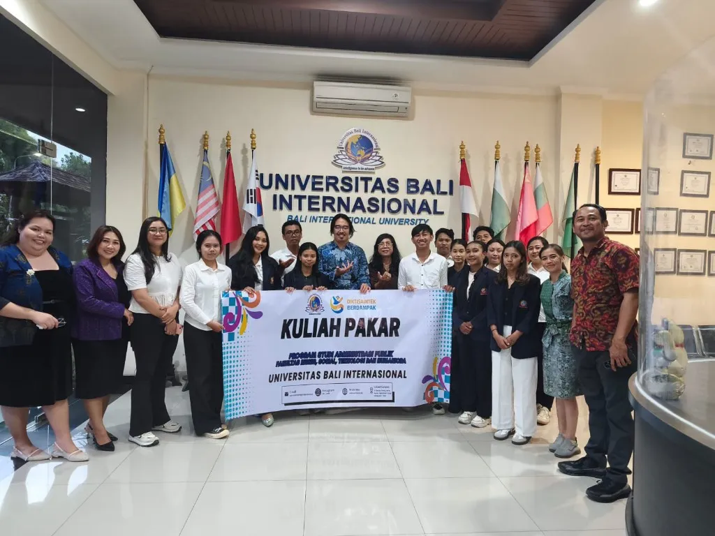 Kebijakan Publik di Sektor Pariwisata Bali: Kuliah Pakar di Universitas Bali Internasional