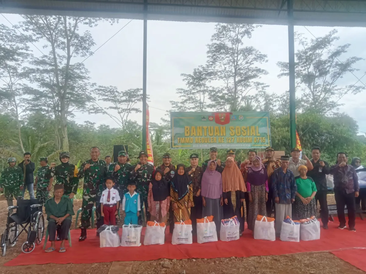 TMMD Reguler ke-127: Pembangunan Desa Gedong Tingkatkan Kesejahteraan Warga