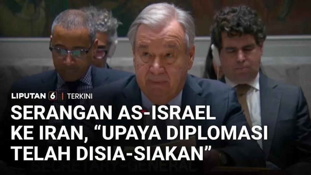 Sekjen PBB: Serangan AS-Israel Risiko Perang dan Hambat Diplomasi Nuklir