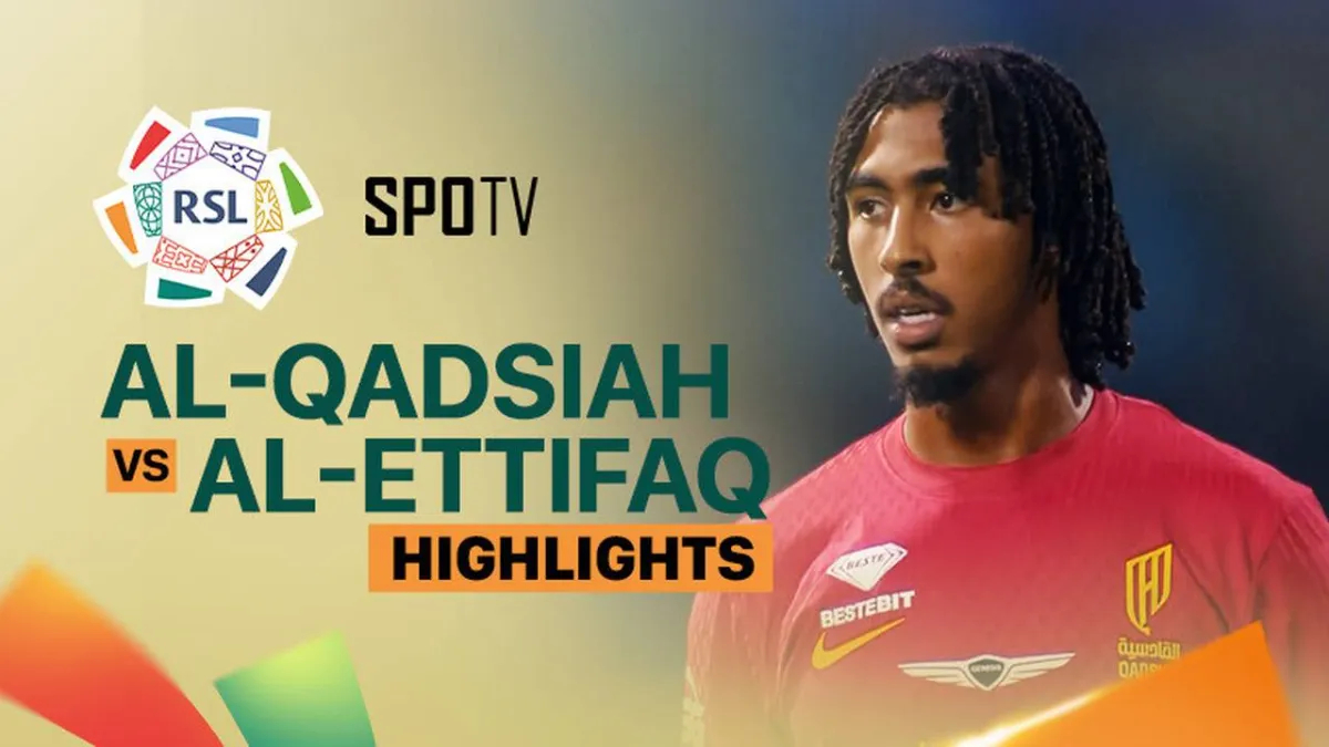 Sorotan Pertandingan Al-Qadsiah vs Al-Ettifaq di ROSHN Saudi League 2025/26