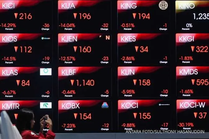 IHSG Turun di Akhir Pekan, Perhatikan Saham dengan Net Sell Terbesar Asing