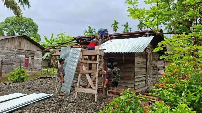 TMMD Ke-127 Percepat Rehabilitasi Rumah Tidak Layak Huni