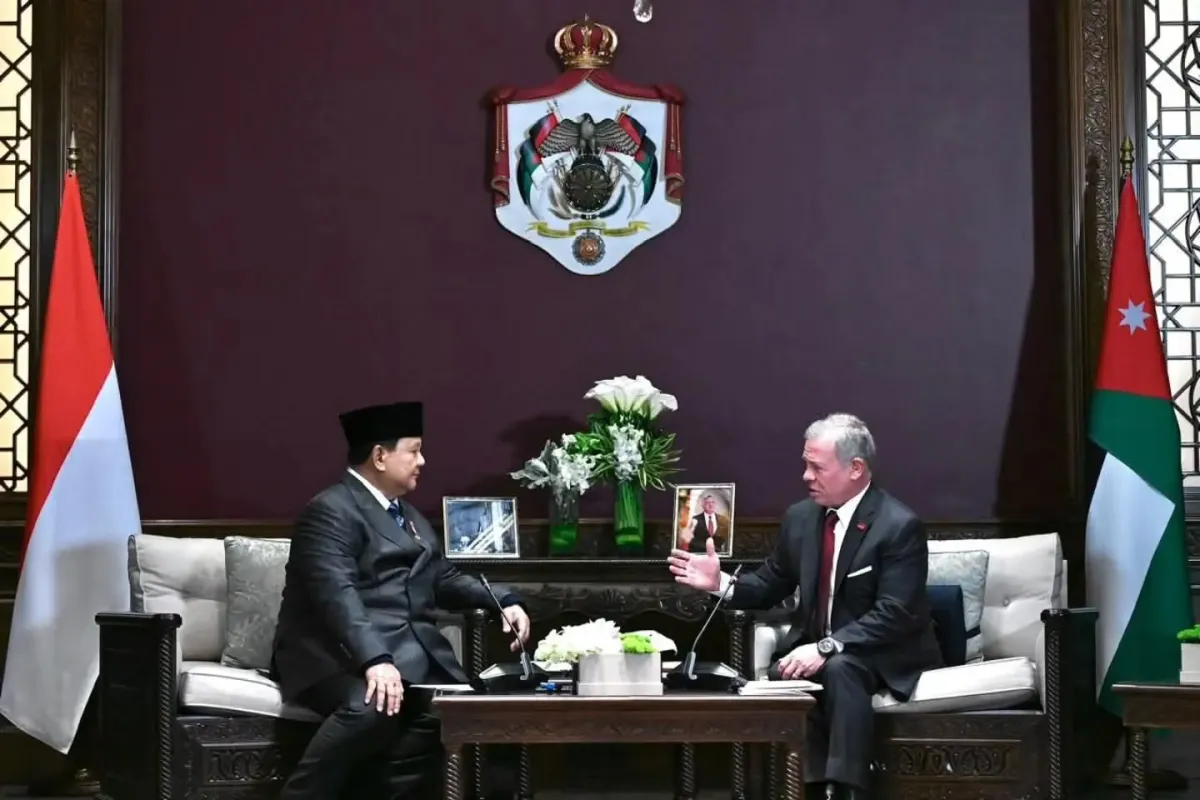 Raja Yordania Apresiasi Komitmen Indonesia untuk Perdamaian Timur Tengah