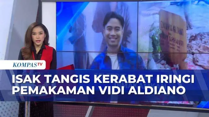 Pemakaman Vidi Aldiano Dihadiri Sejumlah Selebritas dan Diselimuti Kesedihan