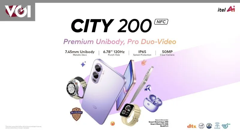 itel City 200: Smartphone Stylish dengan Ketahanan Tinggi untuk Pengguna Modern