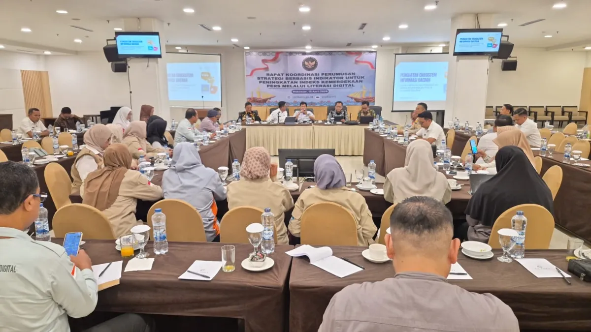 Indeks Kemerdekaan Pers di Bawah Angka 70, Sulsel Masuk Kategori Cukup Bebas