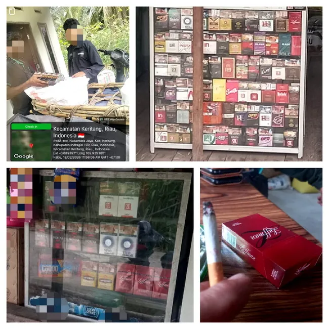 Maraknya Perdagangan Gelap Rokok Ilegal di Indragiri Hilir: Pengawasan Cukai Dipertanyakan