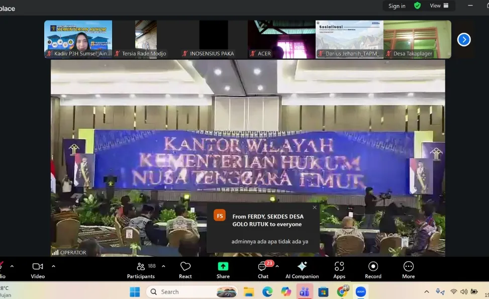 Kemenkum Sumsel Resmikan Posbankum di Desa untuk Tingkatkan Akses Hukum