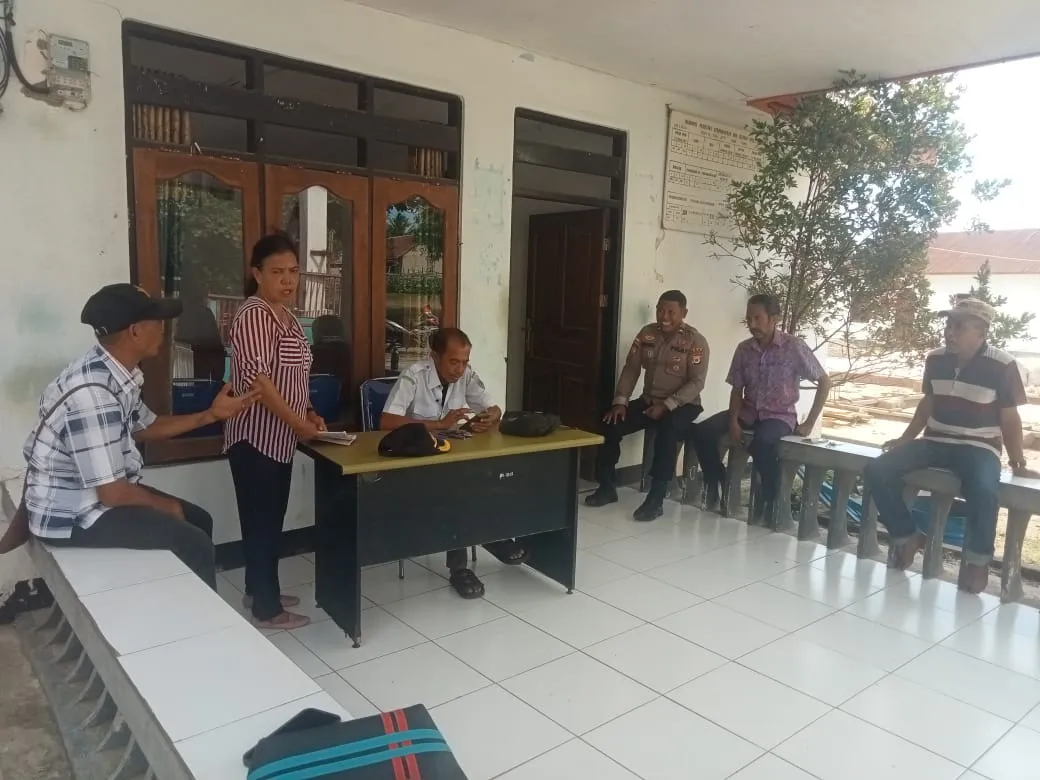 Bhabinkamtibmas Ajak Warga Desa Luhulely Jaga Kamtibmas Bersama