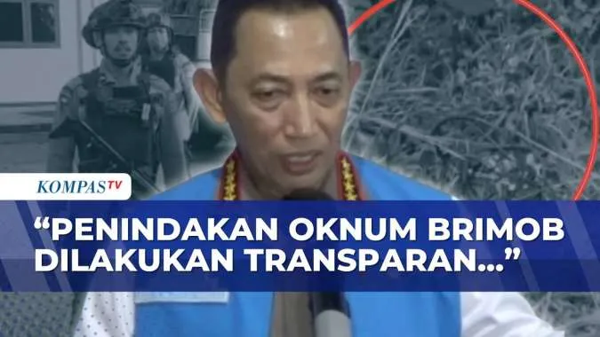 Kapolri Tegaskan Proses Hukum Anggota Brimob Penganiaya Pelajar di Tual Akan Transparan
