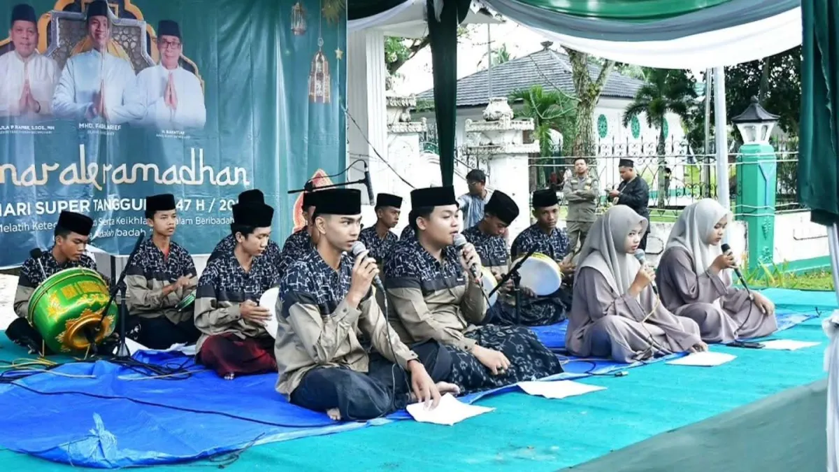 Gemuruh Musik Hadroh Meriahkan Ngabuburit di Batang Hari saat Ramadhan 1447 H