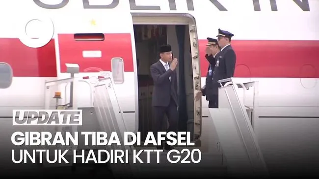 Gibran Hadiri KTT G20 di Afrika Selatan, Disambut Tarian Tradisional