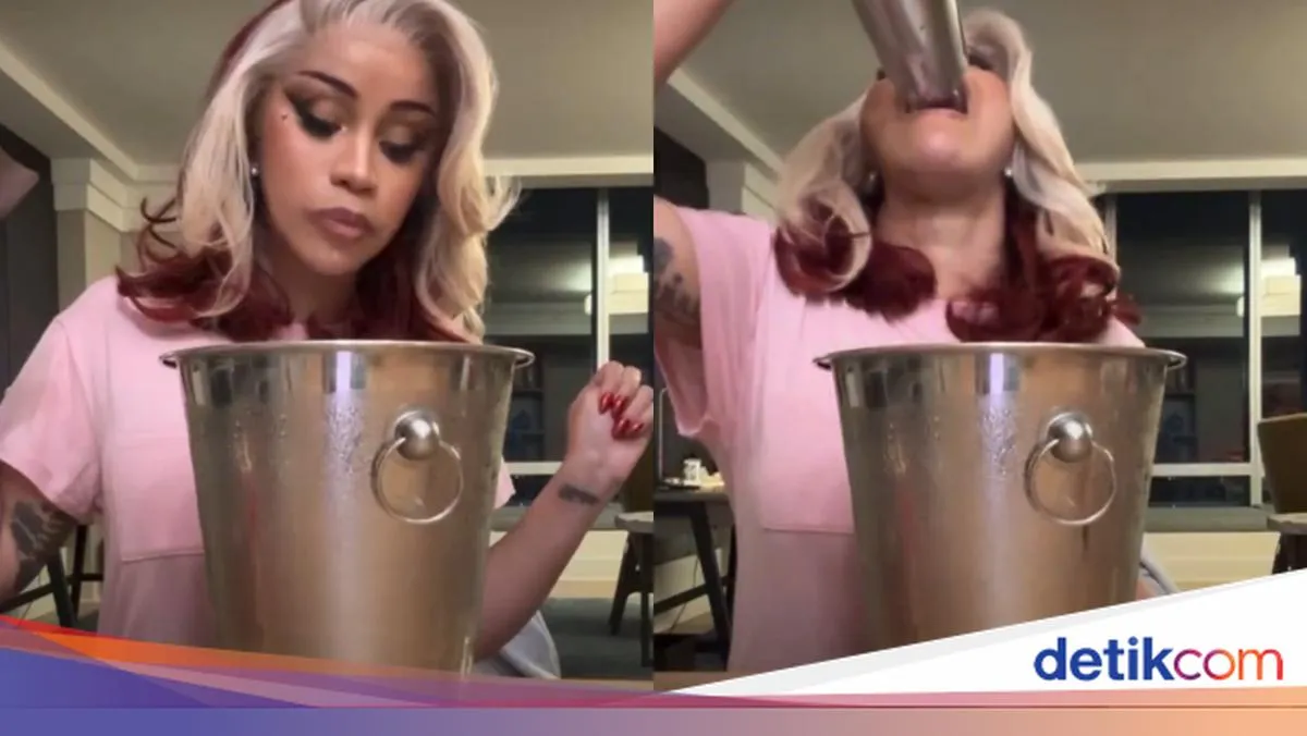 Cardi B Ungkap Hobi Unik Ngemil Es Batu untuk Hidrasi