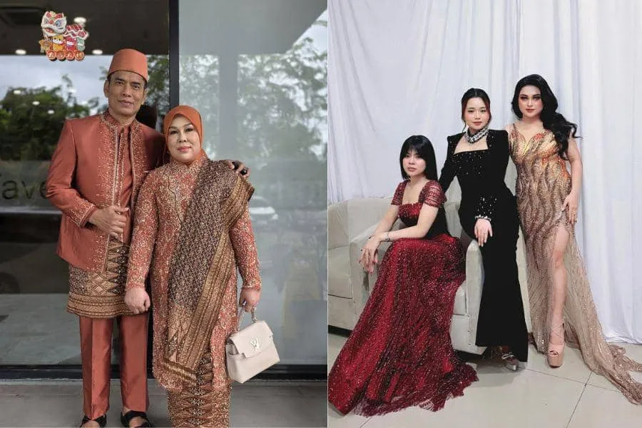 Gaya Memukau Selebriti di Pernikahan Lady Rara