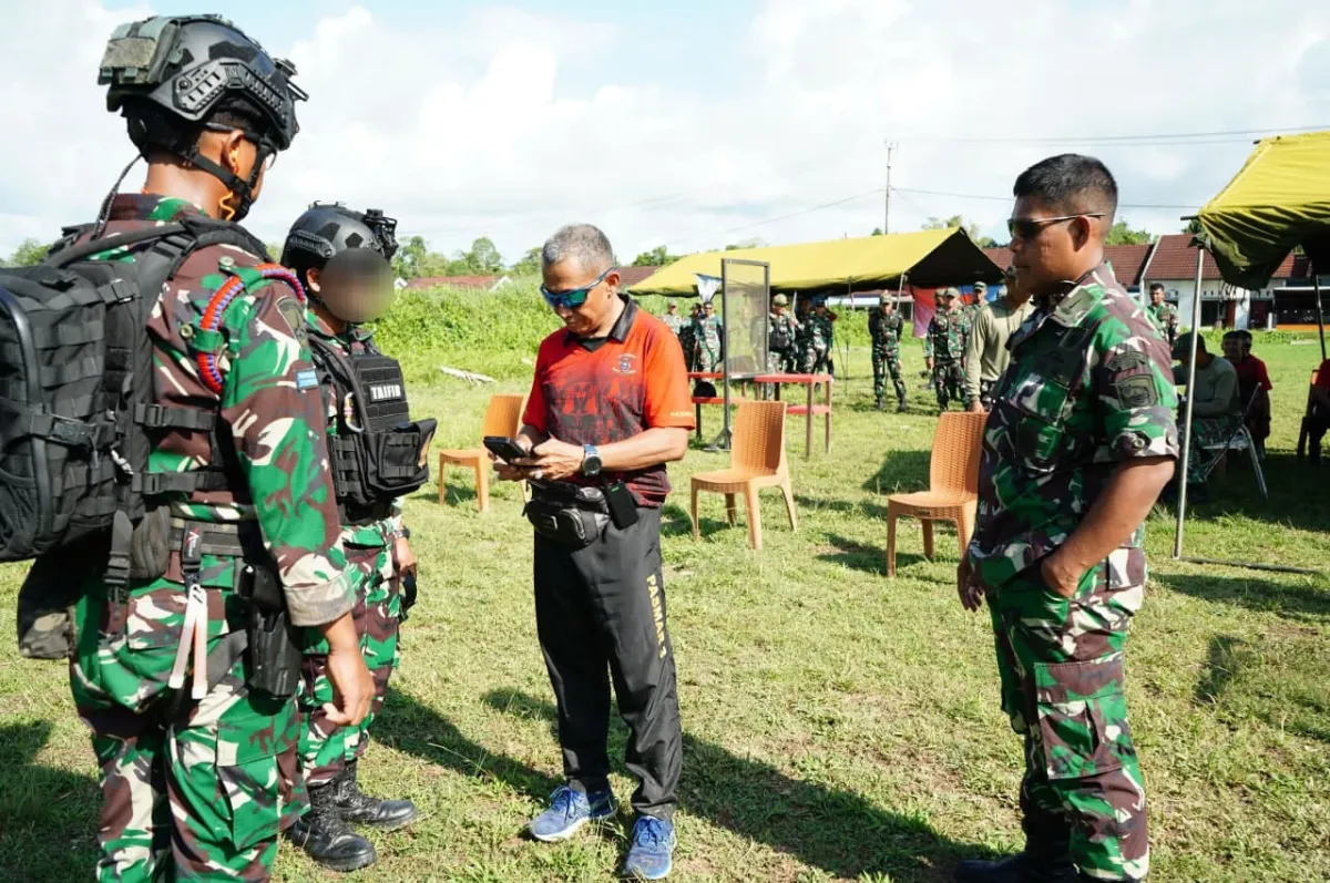 Kobarkan Semangat Juang, Komandan Pasmar 3 Hadiri Kejuaraan Tembak Pistol HUT ke-65 Denipam Marinir
