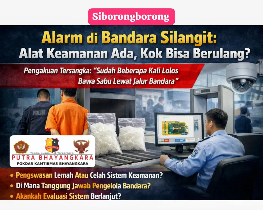 Keamanan Bandara Silangit Diperiksa Setelah Dua Penemuan Sabu dalam Sepekan