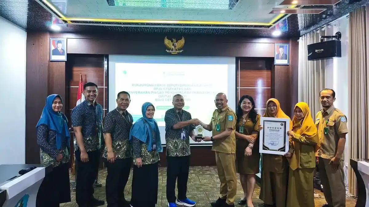 RSUD Depati Bahrin Terima Penghargaan dari BPJS Kesehatan