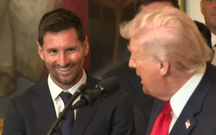Messi Rayakan Keberhasilan Inter Miami di Gedung Putih Bersama Trump