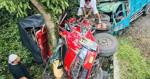 Kecelakaan di Jalur Ngawi–Mantingan, Lima Orang Luka