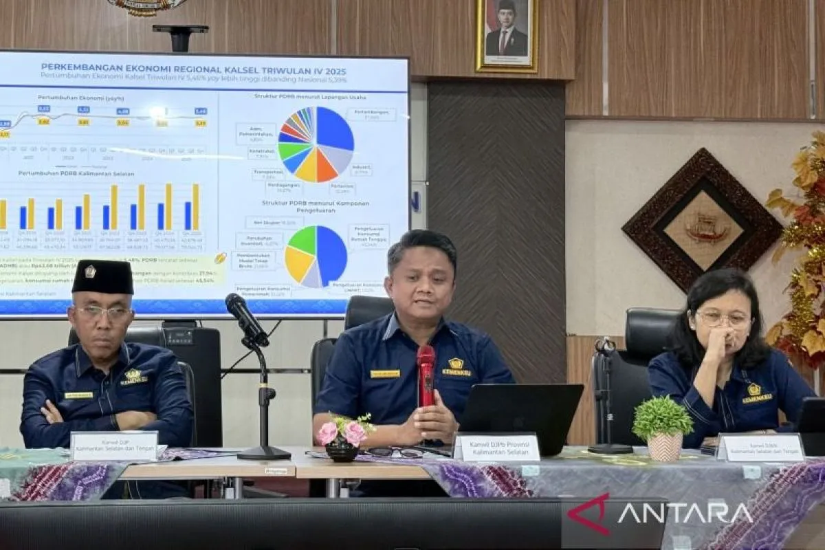Belanja Negara Rp2,82 Triliun Dorong Pertumbuhan Ekonomi Kalsel