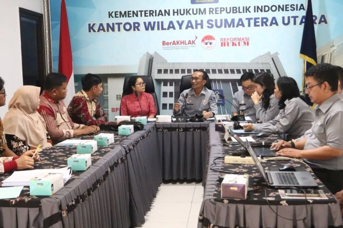 Kemenkum Sumut Fasilitasi Harmonisasi Ranperda di Labuhanbatu Selatan