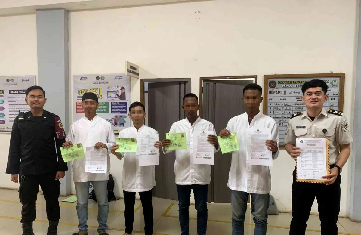 Empat Warga Binaan Lapas Batulicin Terima Pembebasan Bersyarat di Bulan Ramadan