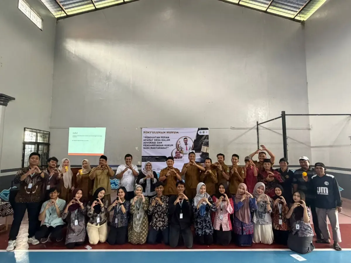Tim KKN UGJ Sosialisasikan Advokasi Hukum untuk Perangkat Desa