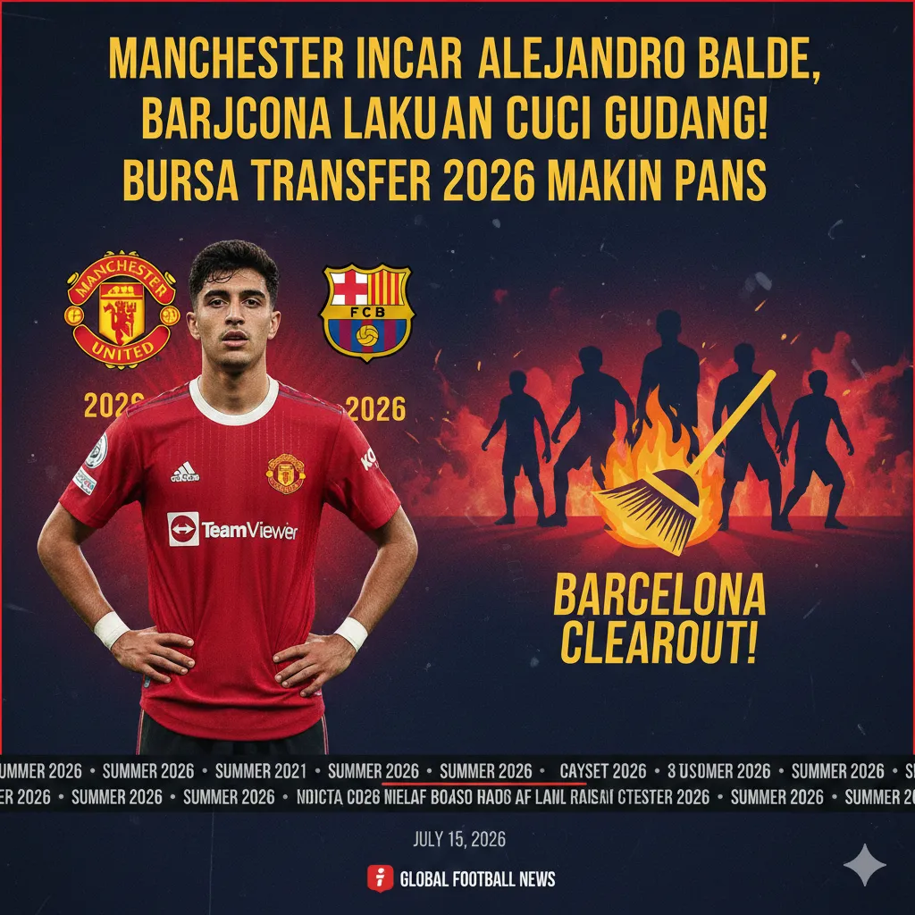 Manchester United Targetkan Alejandro Balde di Bursa Transfer 2026