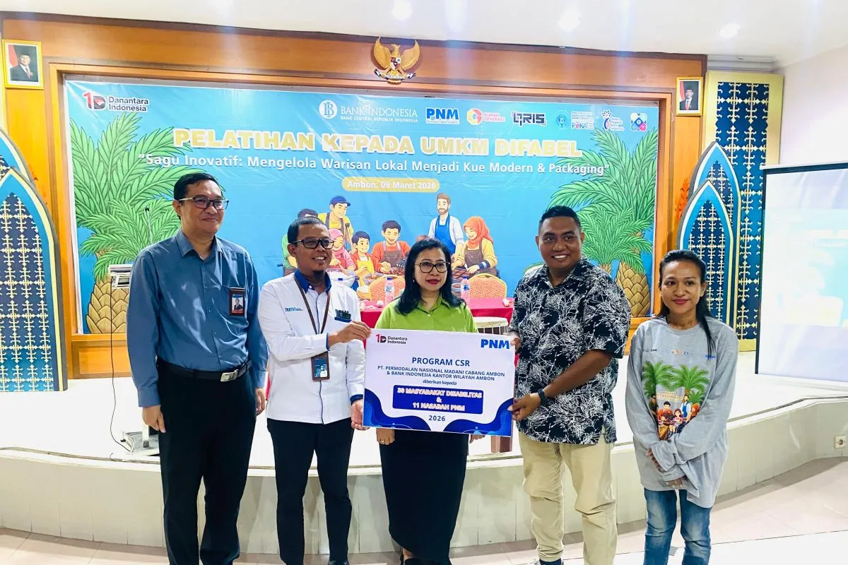 PNM Berdayakan Difabel Melalui Pelatihan Olahan Sagu