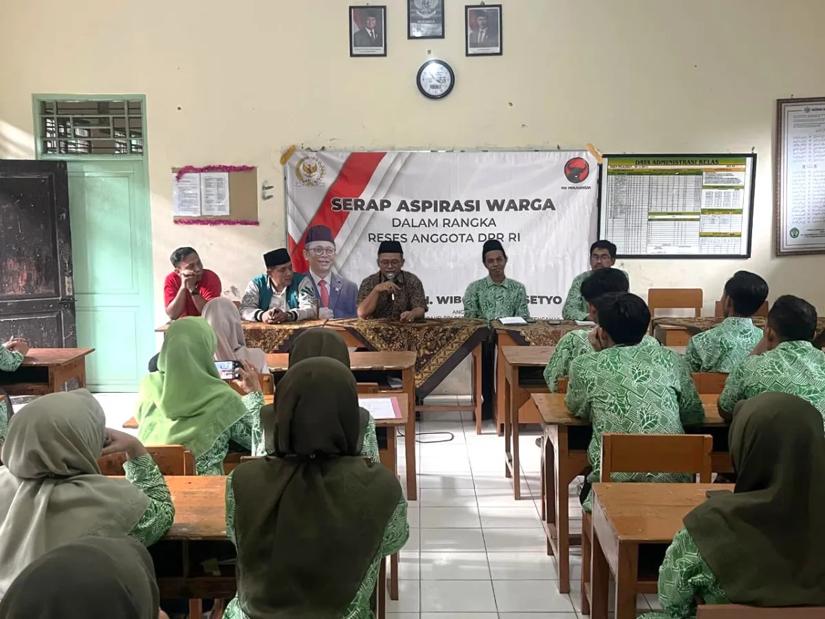 Dialog Reses DPR RI Soroti Digitalisasi dan Kesejahteraan Guru di MTs Jumo