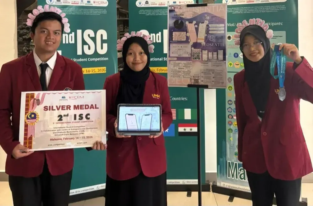 Mahasiswa UMM Ciptakan Inovasi Kesehatan AI dan Raih Medali Perak di ISC 2026